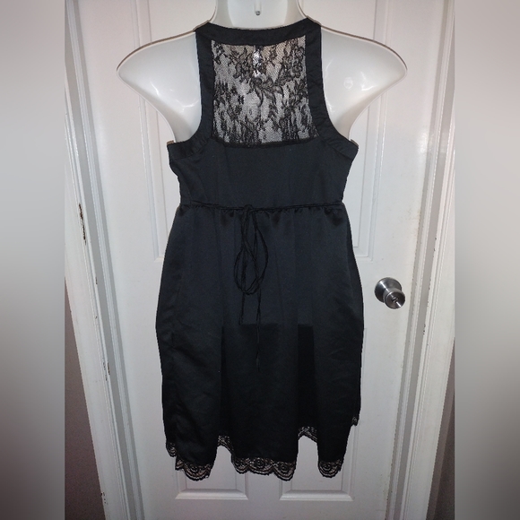 Sexy Black Mini Dress with Pockets Sz XXL - Picture 3 of 11